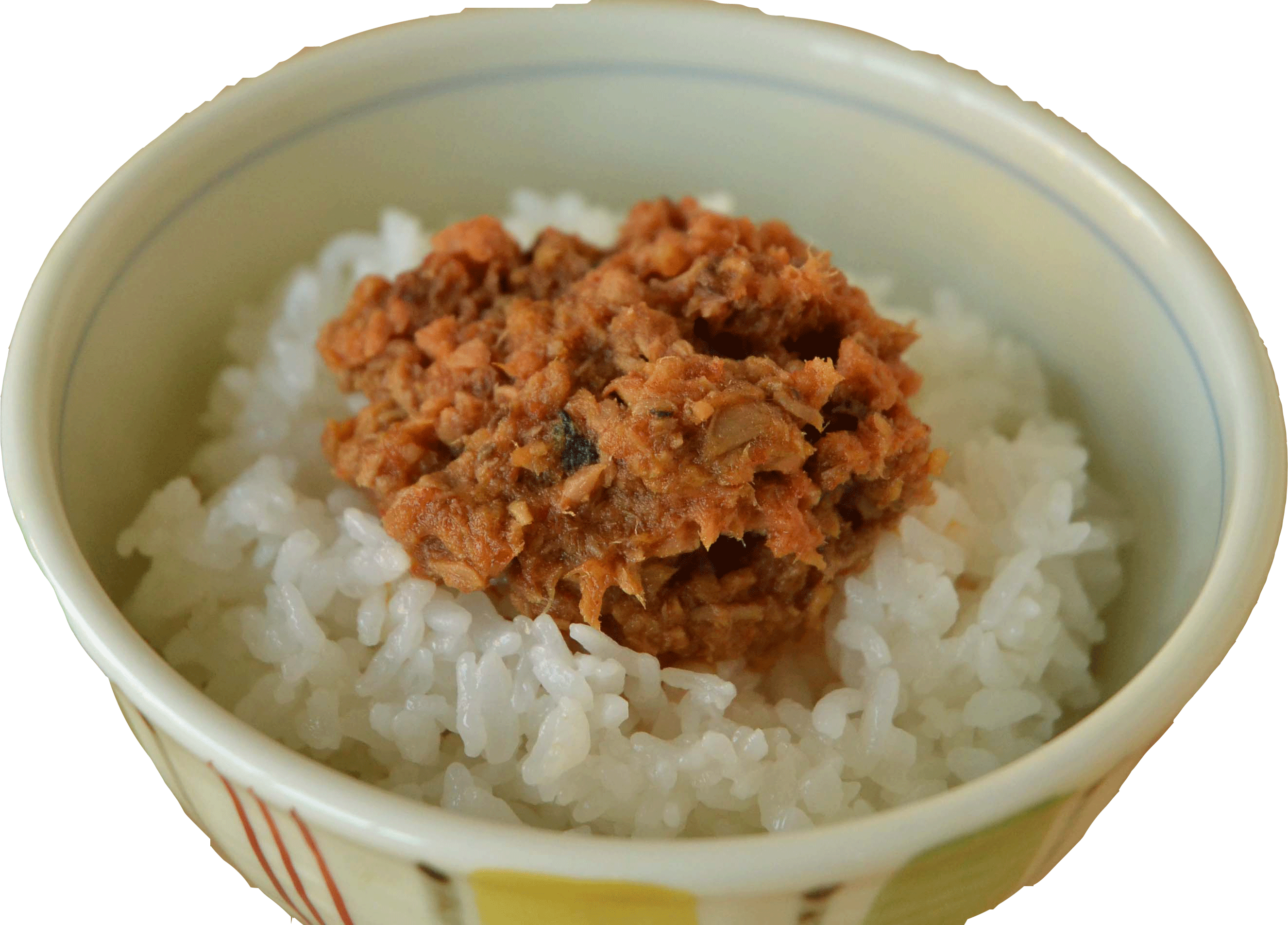 炊きたてご飯と赤かつお